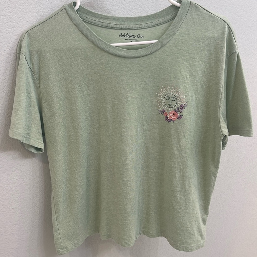 Rebellious One Tee with Moon Graphics